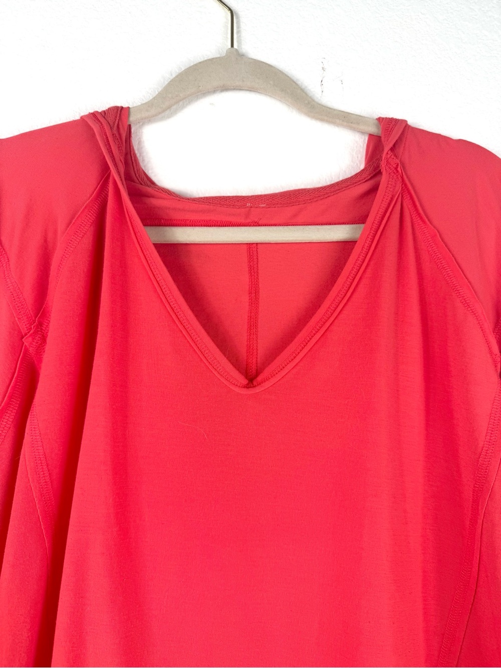 Free People Movement Soul Circle Hooded Shirt Atomic Orange Size M - Picture 3 of 10